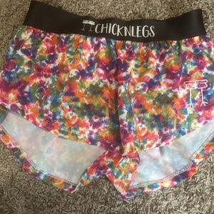 Chicknlegs Women's Colorful Confetti Running Shorts